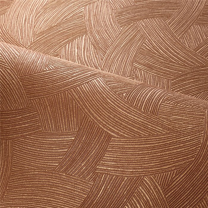 Casamance|Wallpaper elegant abstract interlaced copper exclusive design|Wallpaper