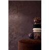 Casamance|Papier peint contemporain entrelacé abstrait brun et doré|Salón