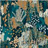 Casamance|Papier peint plantes de jardin tons bleus et verts|Papier Peint