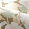Casamance|Blumentapete überlappend grün-perlmutt|Tapeten