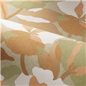 Casamance|Papier peint fleurs vert et rose nude|Papier Peint