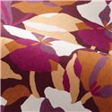 Casamance|Papel pintado flores superpuestas violeta|Papel Pintado