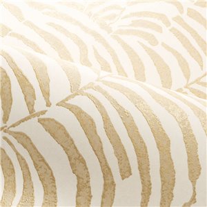 Papeldecor|Large banana leaf wallpaper in gray terracotta with beige background|Wallpaper 2