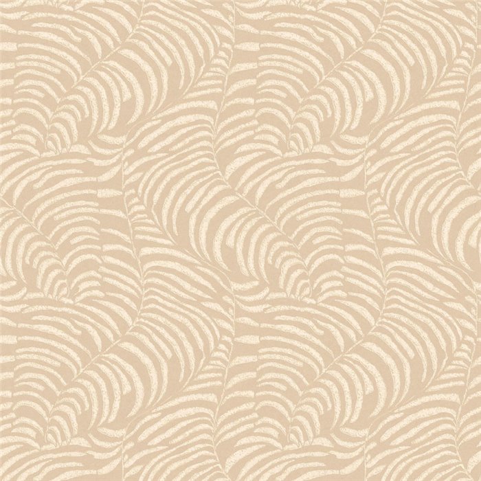 Papel pintado elegante helechos blanco y beige alta gama - Casamance Jardin Félicia 76591528