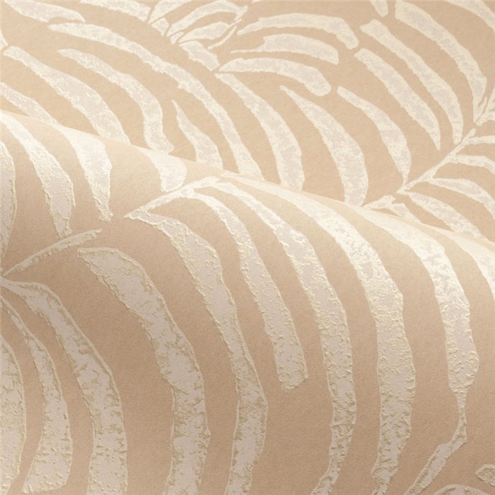 Papel pintado elegante helechos blanco y beige alta gama - Casamance Jardin Félicia 76591528
