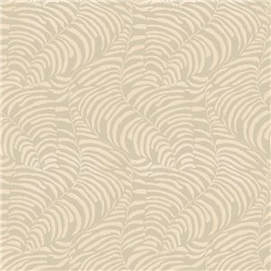 Casamance|Exklusive Tapete Farne schwarz-gold zeitgenössisch|Tapeten