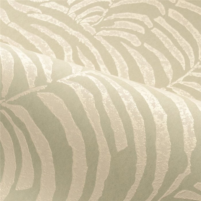 Casamance|Wallpaper modern ferns white and green exclusive design|Wallpaper