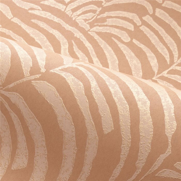 Casamance|Zeitgenössische Tapete Farne braun anspruchsvoll|Tapeten