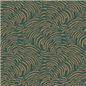 Casamance|Premium Tapete Farne grün-gold metallische Details|Tapeten