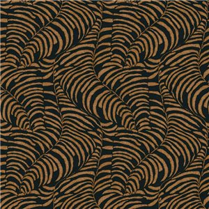 Elitis|Moderne Tapete mit schwarzen und goldenen Rauten im Art-Déco-Stil|Hochwertige