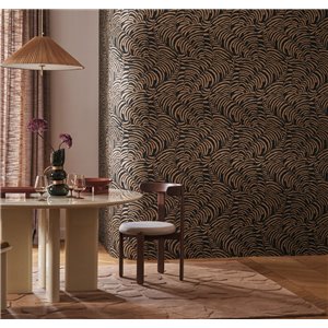 Elitis|Light beige and pink tones stucco wallpaper|Wallpaper 2
