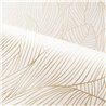 Casamance|Wallpaper floral luxury white and gold metallic details|Wallpaper