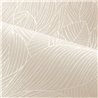 Casamance|Papier peint floral élégant beige et blanc haut de gamme|Papier Peint