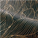 Casamance|Moderne Tapete schwarz-gold exklusives Finish|Tapeten