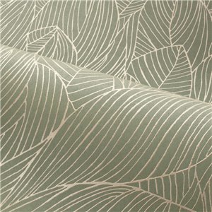Casamance|Wallpaper floral luxury white and gold metallic details|Wallpaper 2