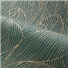 Casamance|Florale Tapete grün-gold Premium glänzend|Tapeten