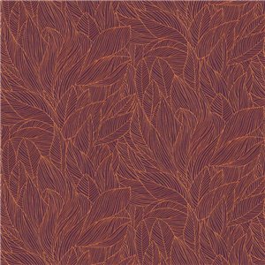 Casamance|Papier peint floral élégant beige et blanc haut de gamme|Papier Peint