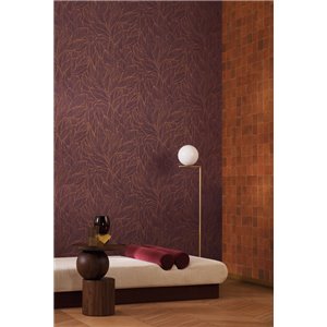 Casamance|Wallpaper floral luxury white and gold metallic details|Wallpaper 2