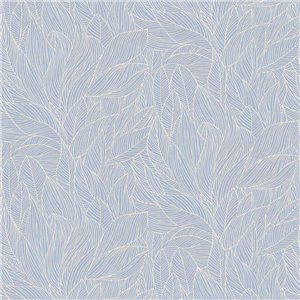 Casamance|Wallpaper floral luxury white and gold metallic details|Wallpaper