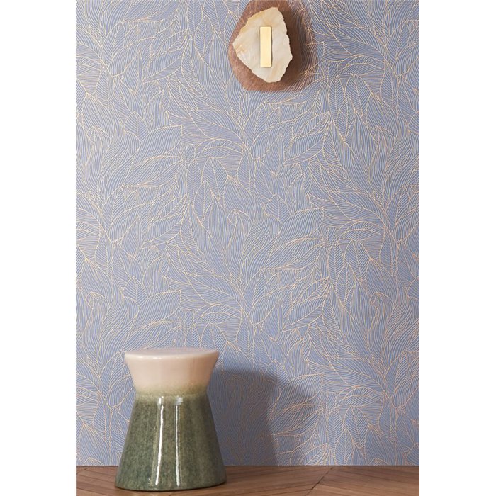 Papel pintado floral lila de lujo diseño exclusivo - Casamance Jardin Félicia 76602956