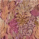 Casamance|Papier peint fleurs de jardin pourpre et violet|Papier Peint