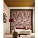 Casamance|Papier peint fleurs de jardin pourpre et violet|Papier Peint