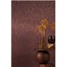 Casamance|Florale Luxus Tapete blau-gold metallische Details|Tapeten