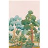 Caselio|Papier peint panoramique paysage forestier figuratif beige vert Caselio|Panoramiques
