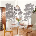Caselio|Wall mural tree engravings black white Caselio|Wallmurals