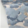 Caselio|Watercolor wallpaper with blue and beige forest|Floral