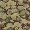 Caselio|Watercolor forest wallpaper with burgundy trees|Wallpaper