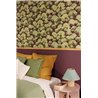 Caselio|Watercolor forest wallpaper with burgundy trees|Wallpaper