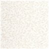 Caselio|Papier peint romantique motif feuilles blanches|Papier Peint