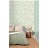 Caselio|Papier peint floral pour chambre avec motif de feuilles|Floral