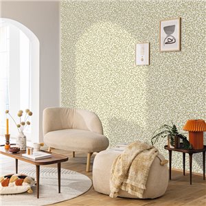 Eijffinger|Wallpaper with chipped wall effect in sand beige|Wallpaper 2