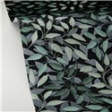 Caselio|Emerald green leaf pattern wallpaper|Wallpaper
