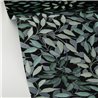 Caselio|Emerald green leaf pattern wallpaper|Wallpaper