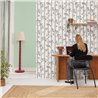 Caselio|Papier peint arbres noir et blanc, style scandinave|Floral