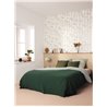 Caselio|Beige tree engraving wallpaper, minimalist style|Wallpaper