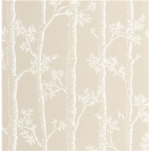 Casadeco|Scandinavian floral beige wallpaper with a minimalist touch|Scandinavian