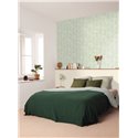 Caselio|Wallpaper with aqua green autumn trees|Wallpaper