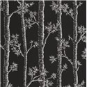 Caselio|Papier peint élégant avec gravures d’arbres d’automne|Floral