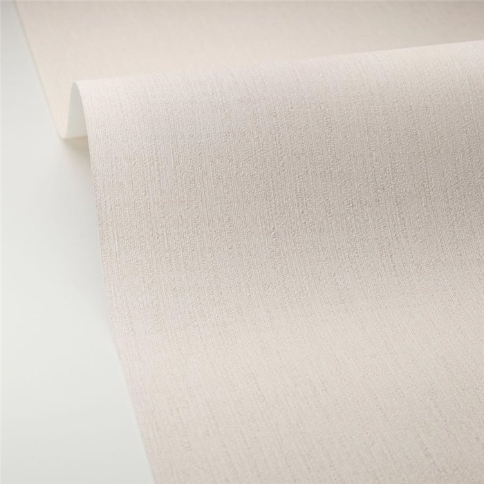 Papel pintado minimalista efecto rafia blanco - Caselio Matieres 105970000