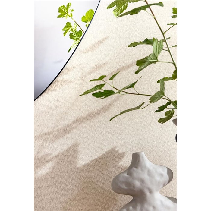 Caselio|Papier peint pour entrée tons clairs effet raphia|Imitation Raphia