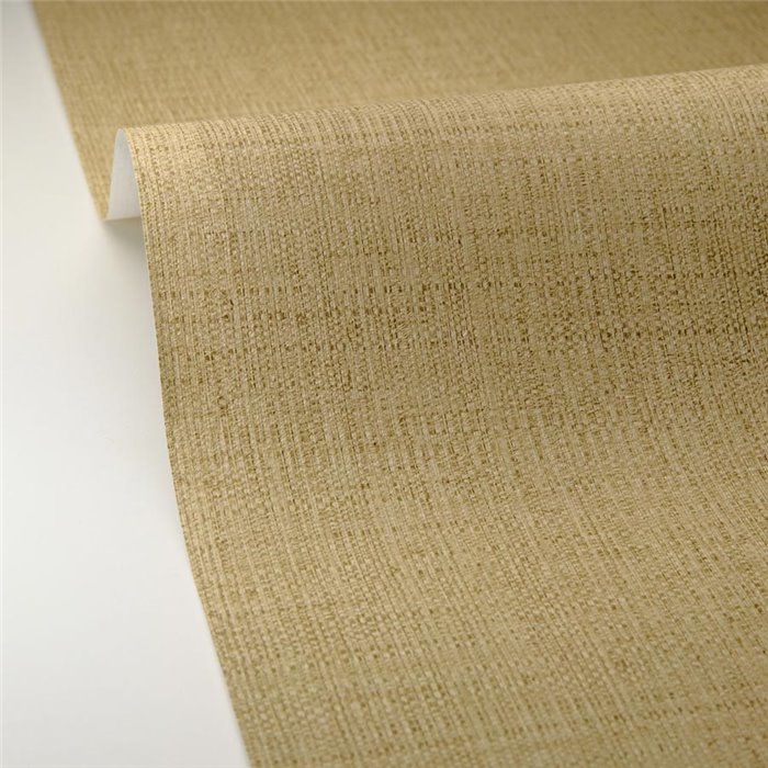 Caselio|Papier peint effet raphia vert kaki avec texture|Imitation Raphia
