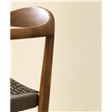 Caselio|Plain wallpaper with light beige natural fiber effect|Wallpaper