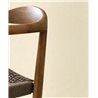Caselio|Plain wallpaper with light beige natural fiber effect|Wallpaper