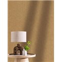 Caselio|Papel pintado efecto fibra natural de sisal marrón dorado|Papel Pintado