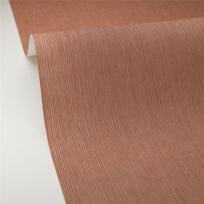 Caselio|Wallpaper imitating natural fiber, hazelnut brown sisal|Raffia Imitation