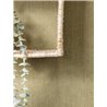 Caselio|Papier peint en fibres naturelles de sisal vert kaki|Imitation Raphia